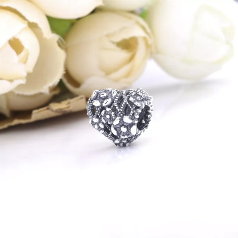 (resim) Pandora Kafes İşi Çiçek Kalp Anne Charm - 798892C00 - Görüntüle 3