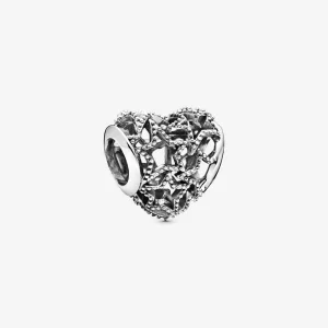 (resim) Pandora Kafes İşi Kalp ve Boncuklu Yıldızlar Charm - 798462C00