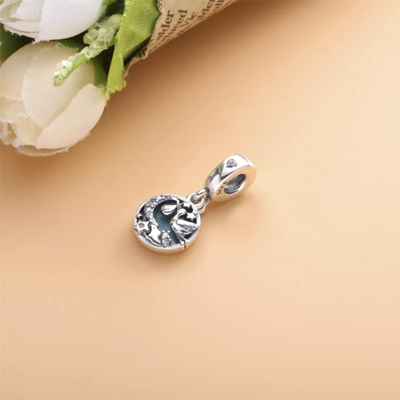 (resim) Pandora Leylek & ışıltılı Yıldızlar Sallantılı Charm - 798895C01 - Görüntüle 2