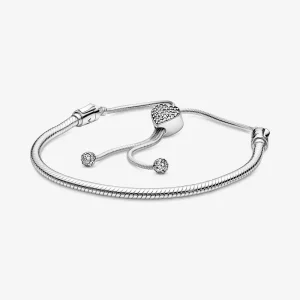 (resim) Pandora Pavé Kalp Bileklik - 598699C01