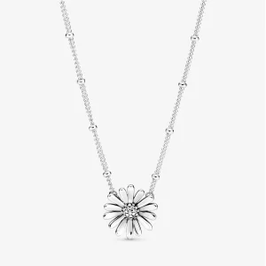 (resim) Pandora Pavé Papatya Çiçeği Kolye - 398964C01