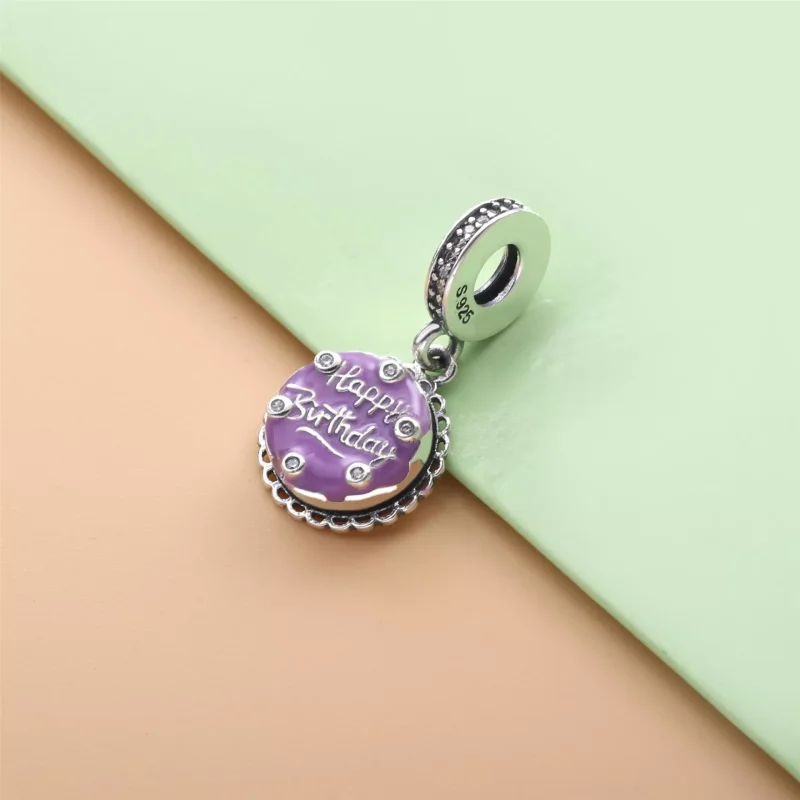 (resim) Pembe Doğum Günü Pastası Sallantılı Charm - 798888C01 - Görüntüle 2