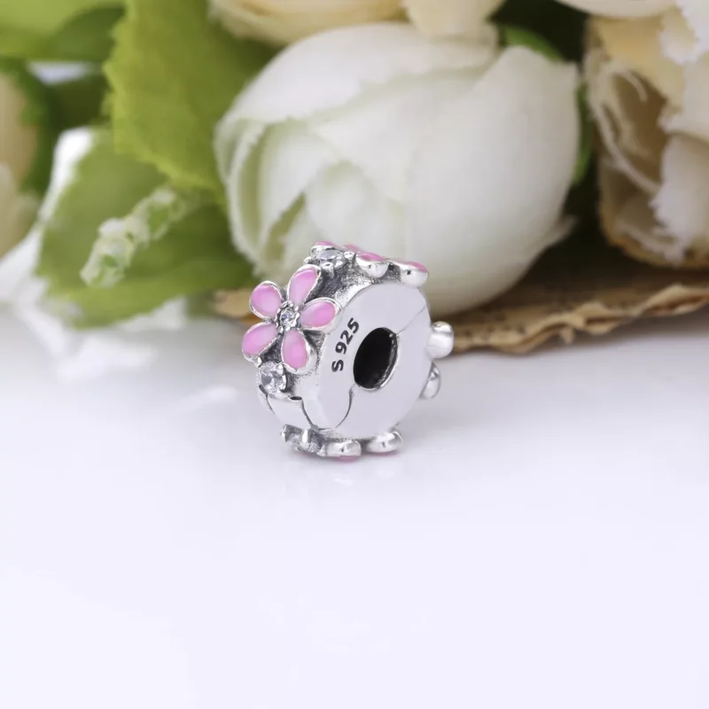 (resim) Pembe Papatya Klips Charm - 798809C01 - Görüntüle 2