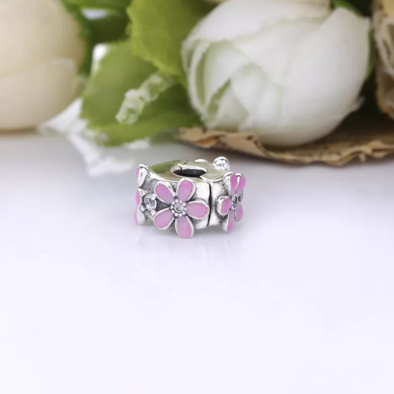 (resim) Pembe Papatya Klips Charm - 798809C01 - Görüntüle 3