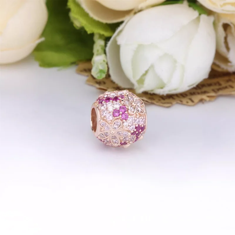 (resim) Pembe Pavé Papatya Charm - 788797C01 - Görüntüle 2