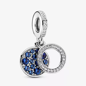 (resim) Işıltılı Mavi Disk Sallantılı Charm - 799186C01