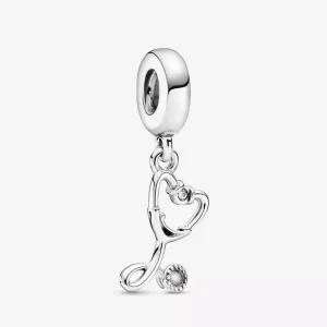 (resim) Kalp Stetoskop Sallantılı Charm - 799072C01