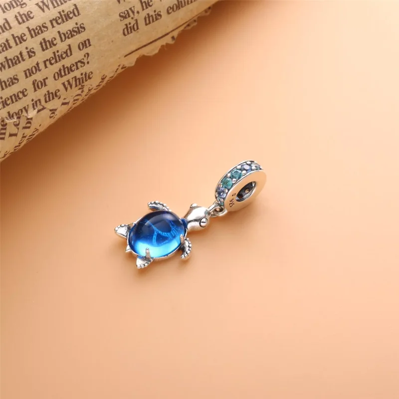 (resim) Murano Camı Denizi Kaplumbağası Sallantılı Charm - 798939C01 - Görüntüle 2