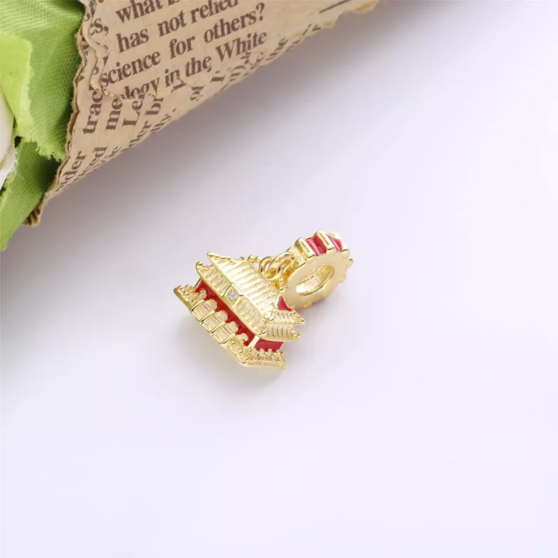 (resim) Pandora 14k altın kaplama Yasak şehir Sallantılı Charm - 768921C01 - Görüntüle 2