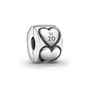 (resim) Pandora Pandora 2020 Sınırlı Sürüm Kalpler Klips - 799006C00