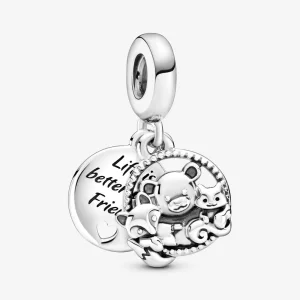 (resim) Pandora Ayı, Tilki ve Sincap Sallantılı Charm - 799078C00