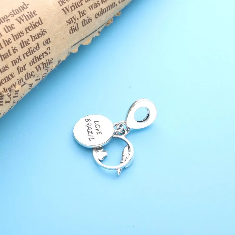 (resim) Pandora Brezilya sahili ve papağan Sallantılı Charm - 798919C01 - Görüntüle 4