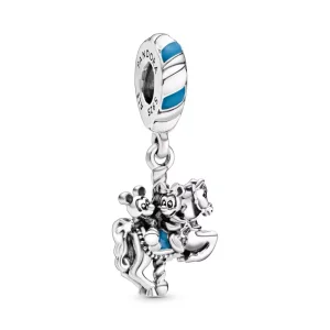 (resim) Pandora Disney Mickey ve Minnie atlıkarınca atı Sallantılı Charm - 798900C01