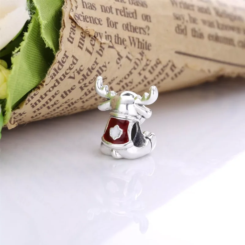 (resim) Pandora Kanada Geyiği Akçaağaç Yaprağı Charm - 798931C01 - Görüntüle 4