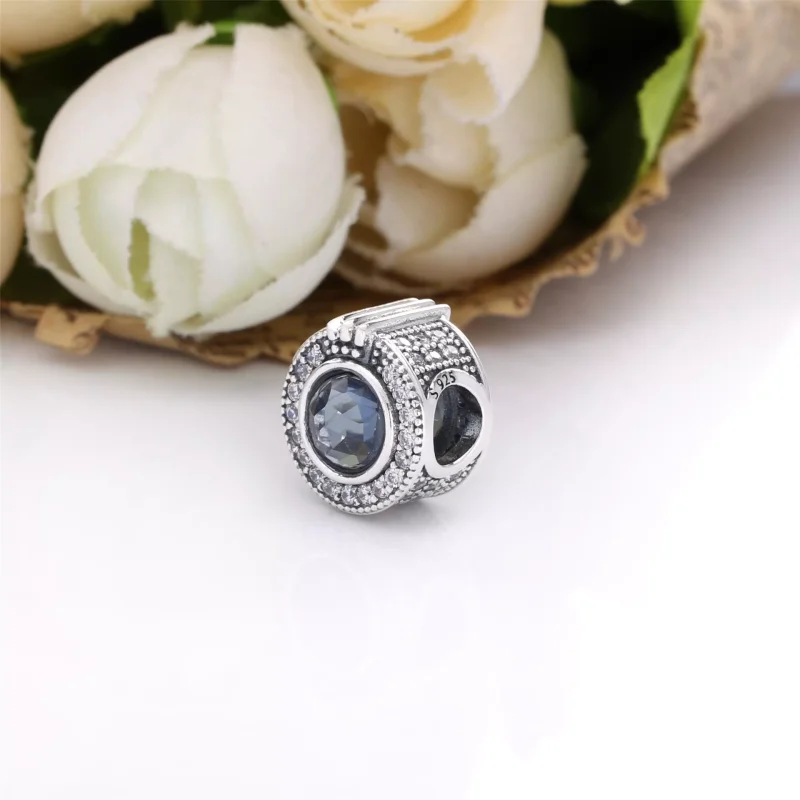(resim) Pandora Köpüklü Mavi Taç O Charm - 799058C01 - Görüntüle 3