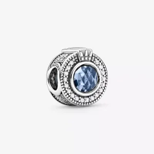 (resim) Pandora Köpüklü Mavi Taç O Charm - 799058C01