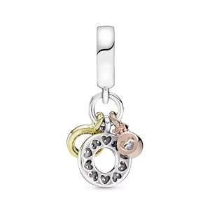 (resim) Pandora Üçlü Monogram ve Logo Sallantılı Charm - 769044C01