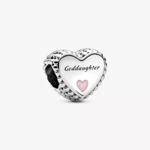 (resim) Pandora vaftiz kızı kalp Charm - 799147C01