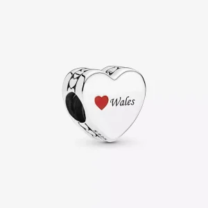 (resim) Wales Love Heart Charm - 792015_E008