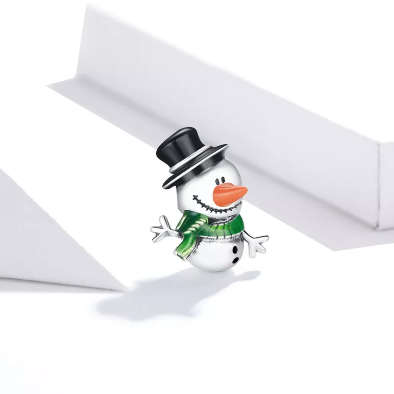 (resim) Pandora tarzı küçük kardan adam Charm - SCC1665 - Görüntüle 2