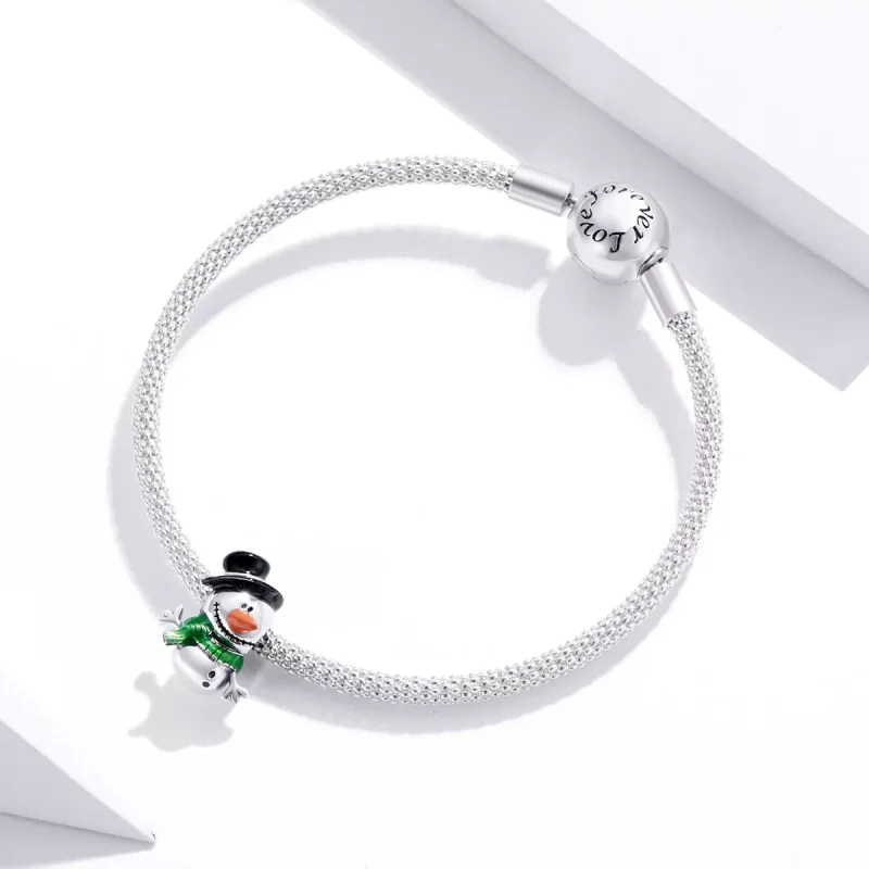 (resim) Pandora tarzı küçük kardan adam Charm - SCC1665 - Görüntüle 3