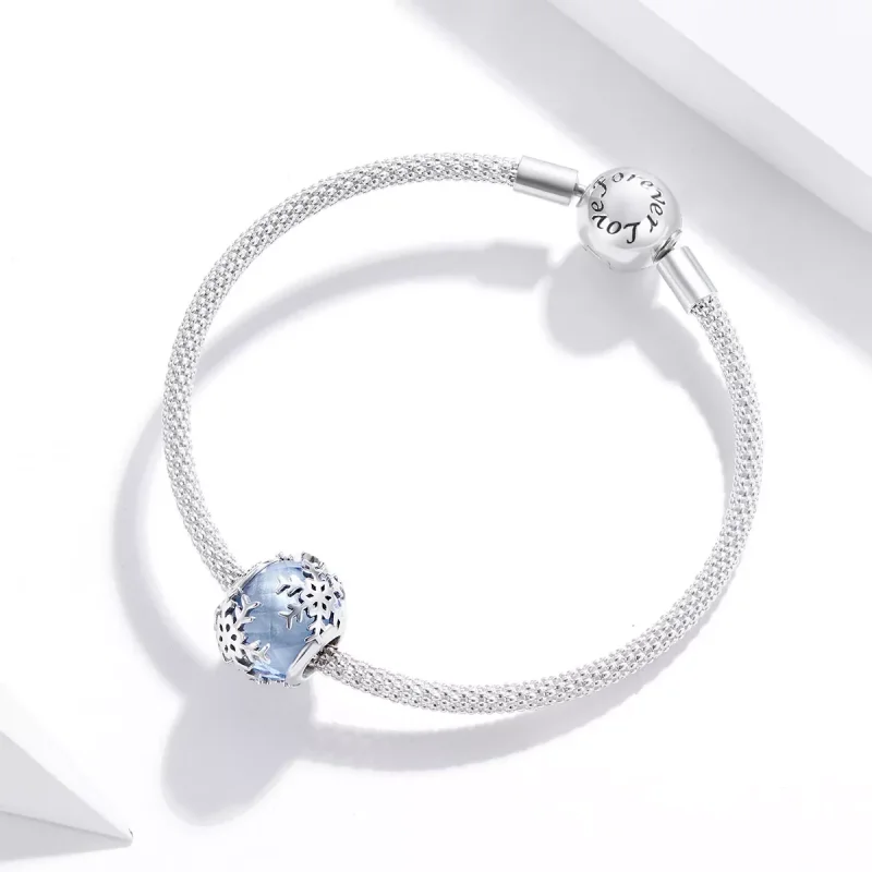 (resim) Pandora tarzı kristal kar tanesi Charm - SCC1666 - Görüntüle 3