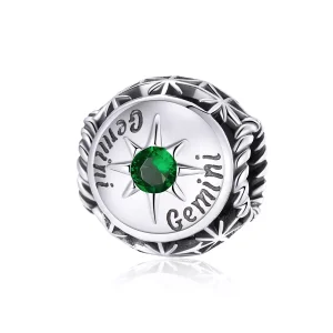 (resim) Pandora tarzı Parlayan İkizler Burcu Charm - SCC1725-7