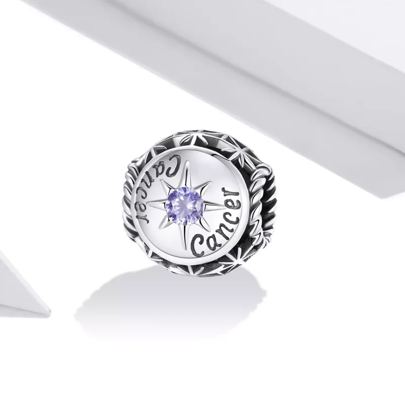 (resim) Pandora tarzı Parlayan Kanser Charm - SCC1725-4 - Görüntüle 2