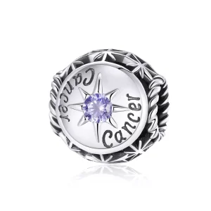 (resim) Pandora tarzı Parlayan Kanser Charm - SCC1725-4