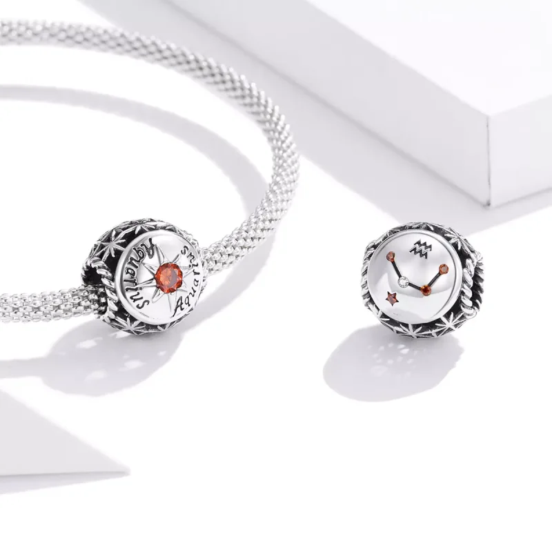 (resim) Pandora tarzı Parlayan Kova Charm - SCC1725-11 - Görüntüle 3