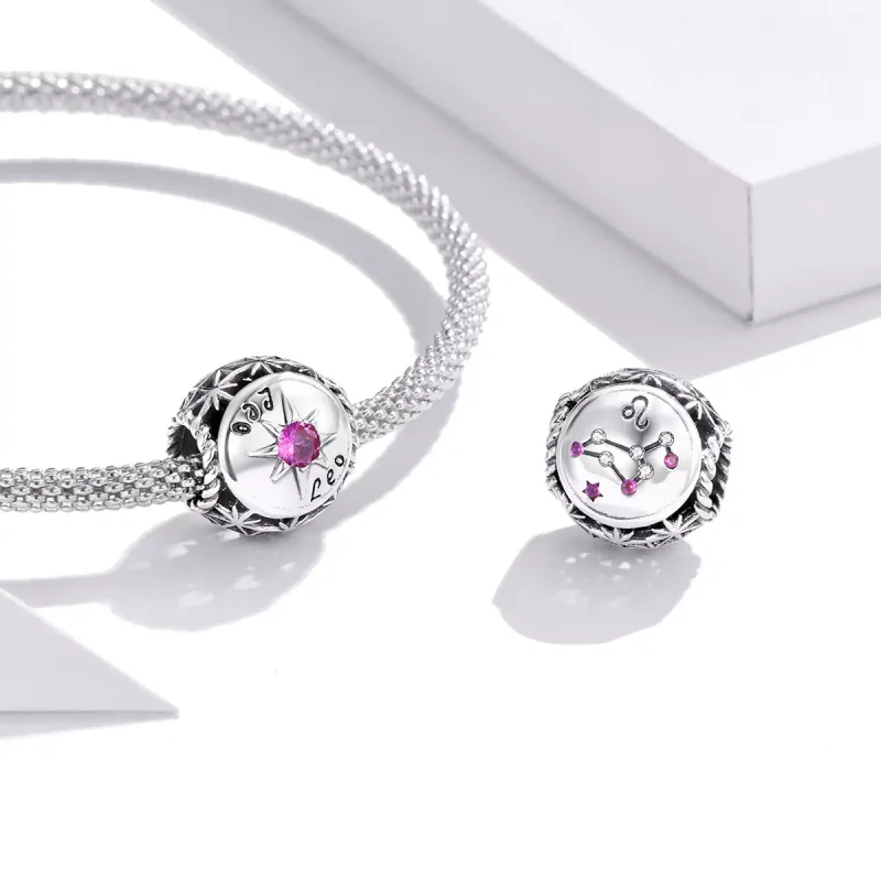 (resim) Pandora tarzı Parlayan Leo Charm - SCC1725-5 - Görüntüle 3