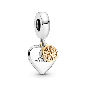 (resim) Aile Ağacı ve Kalp Sallantılı Charm - 799366C00
