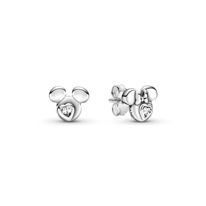 (resim) Disney Minnie ve Mickey Mouse Çivi Küpeler - 299258C01