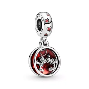 (resim) Disney Minnie ve Mickey Mouse Sevgi ve Öpücük Sallantılı Charm - 799298C01
