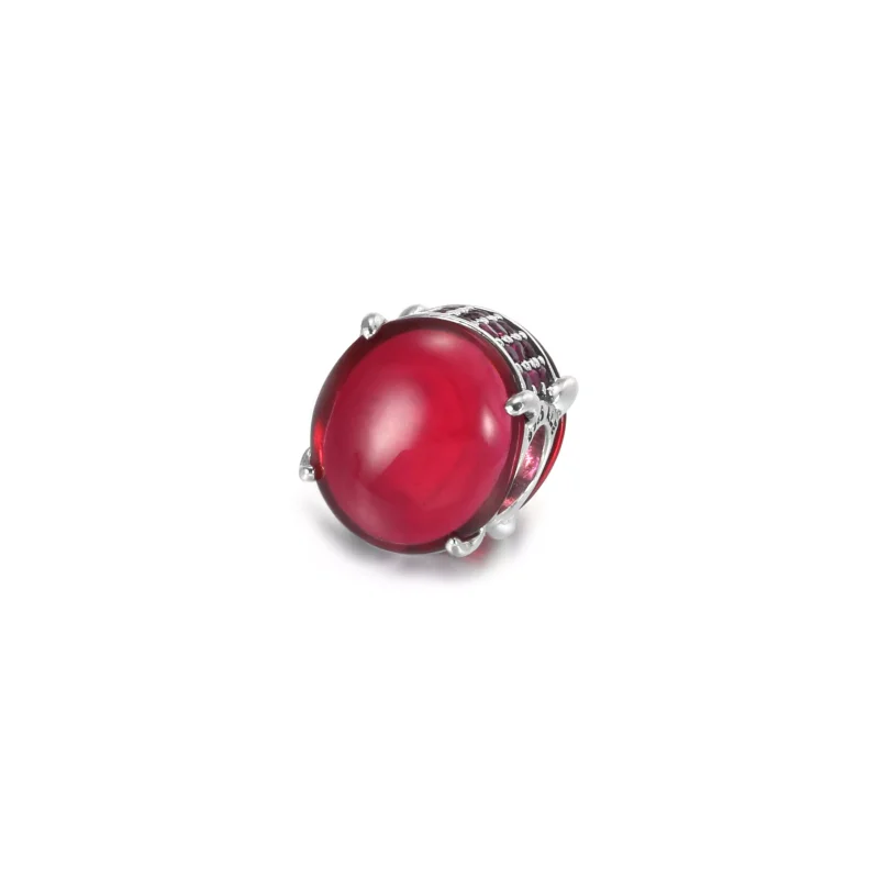 (resim) Fuşya Pembe Oval Kabaşon Charm - 799309C01 - Görüntüle 2