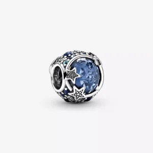 (resim) Gökyüzü Mavisi Işıltılı Yıldızlar Charm - 799209C01