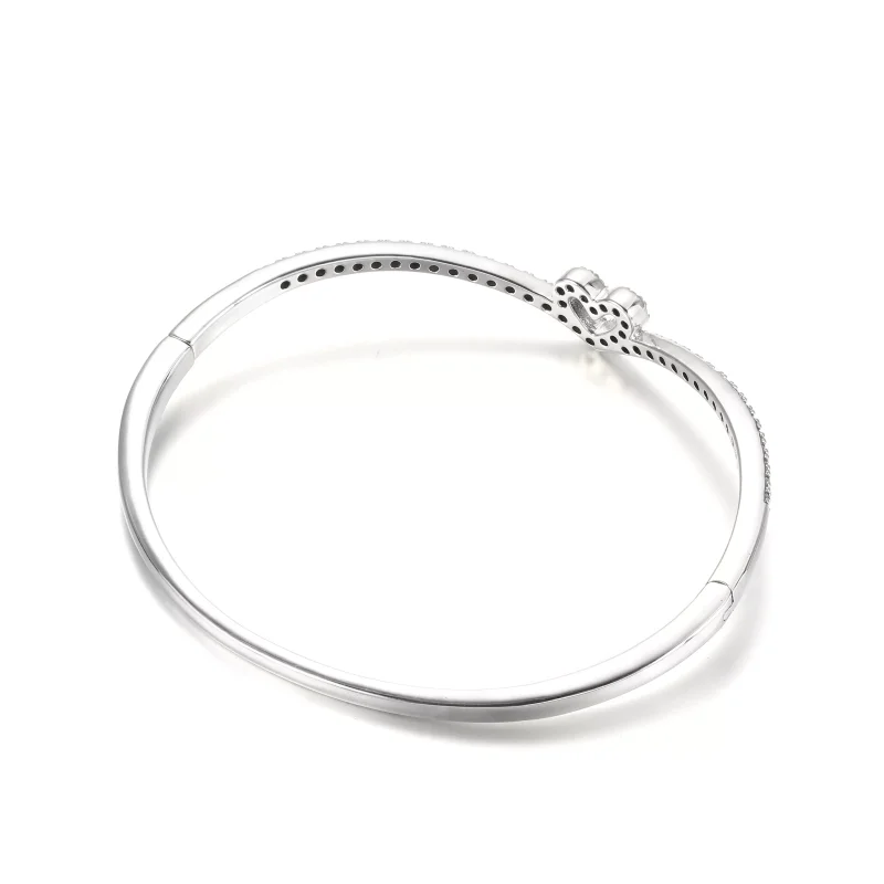 (resim) Işıltılı Dilek Kalp Bangle Bileklik - 599297C01 - Görüntüle 3
