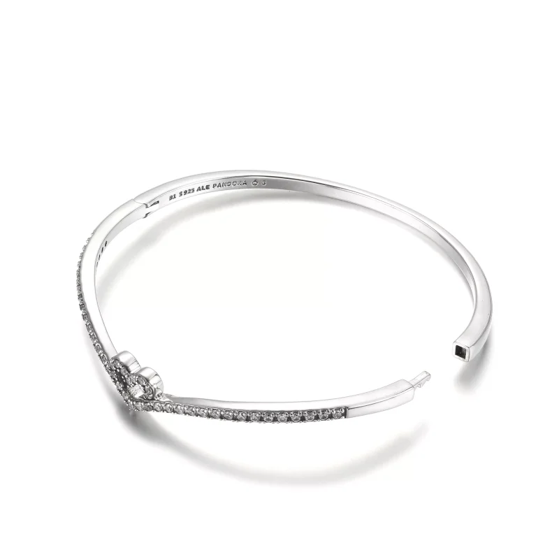 (resim) Işıltılı Dilek Kalp Bangle Bileklik - 599297C01 - Görüntüle 5