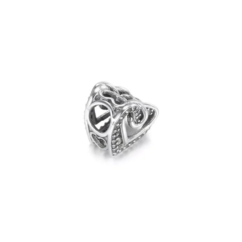(resim) Işıltılı İç İçe Geçmiş Kalpler Charm - 799270C01 - Görüntüle 3