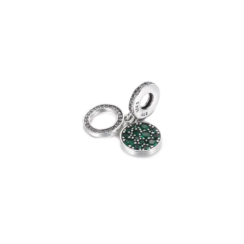 (resim) Işıltılı Yeşil Disk Sallantılı Charm - 799186C02 - Görüntüle 2