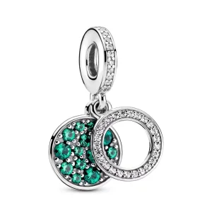 (resim) Işıltılı Yeşil Disk Sallantılı Charm - 799186C02