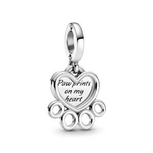 (resim) Kalp ve Pati İzi Sallantılı Charm - 799360C00