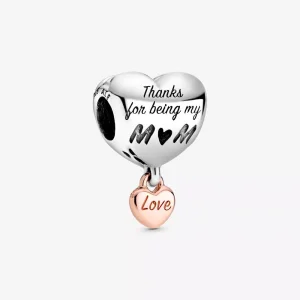 (resim) Love You Mum Kalp Charm’ı - 788830C00