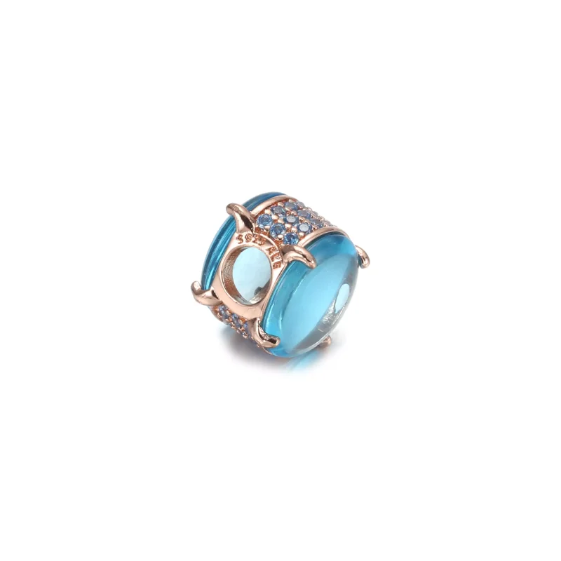 (resim) Mavi Oval Charm - 789309C01 - Görüntüle 4