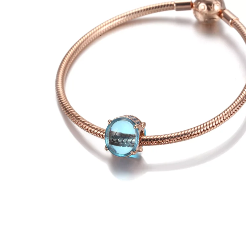 (resim) Mavi Oval Charm - 789309C01 - Görüntüle 5