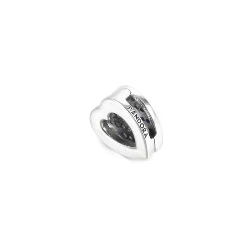 (resim) Mavi Pavé Kalp Klips Charm - 799346C01 - Görüntüle 4