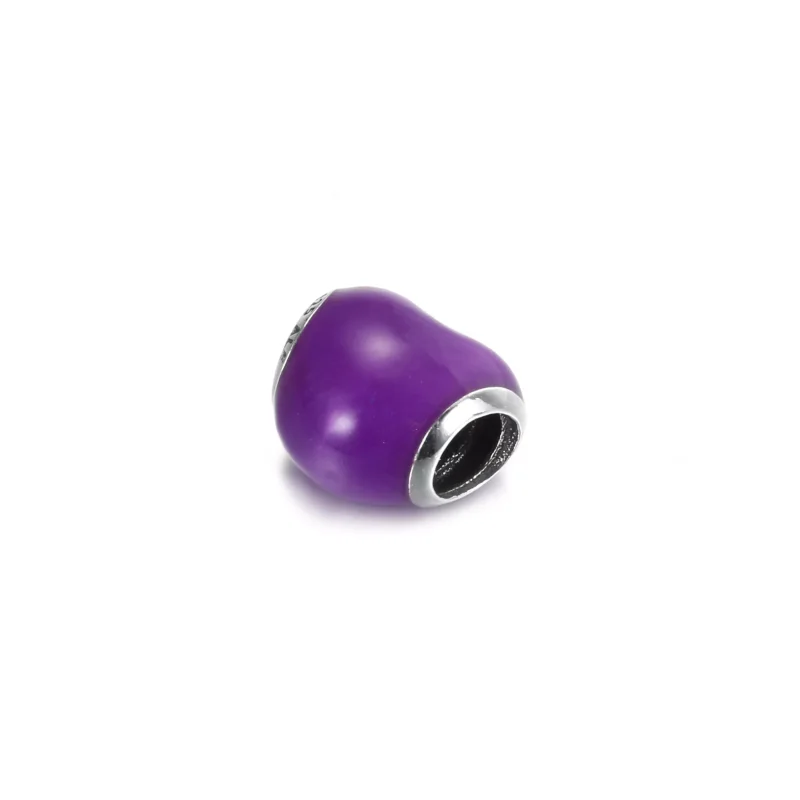 (resim) Metalik Mor Kalp Charm - 799291C01 - Görüntüle 2