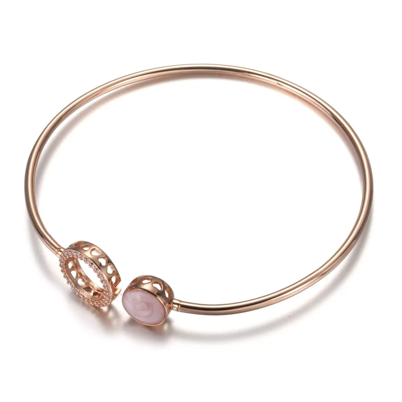 (resim) Pandora 14 ayar altın kaplama Pembe Girdap Bangle Bileklik - 589287C01 - Görüntüle 2