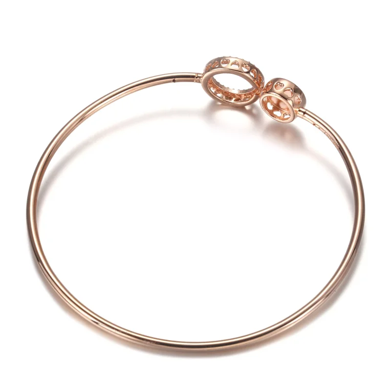 (resim) Pandora 14 ayar altın kaplama Pembe Girdap Bangle Bileklik - 589287C01 - Görüntüle 3