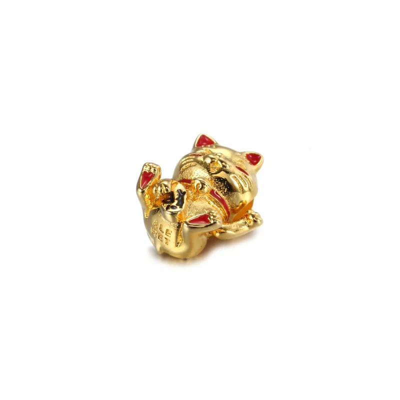 (resim) Pandora 14k altın kaplama Şirin Servet Kedisi Charm - 769271C01 - Görüntüle 4